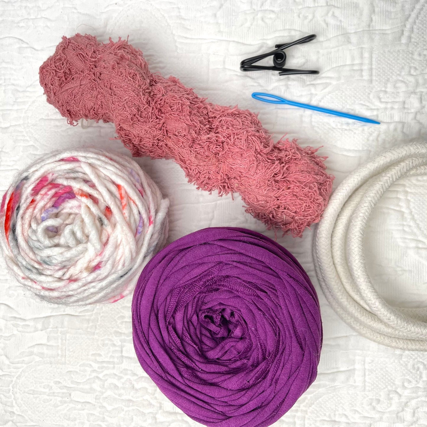 Textured Coiled Basket Supply Bundle - Basket Weaving Kit