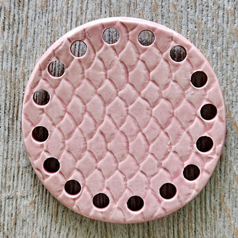 Ceramic Base for Coiled Baskets - The Eclectic Collection (3.5 inch)
