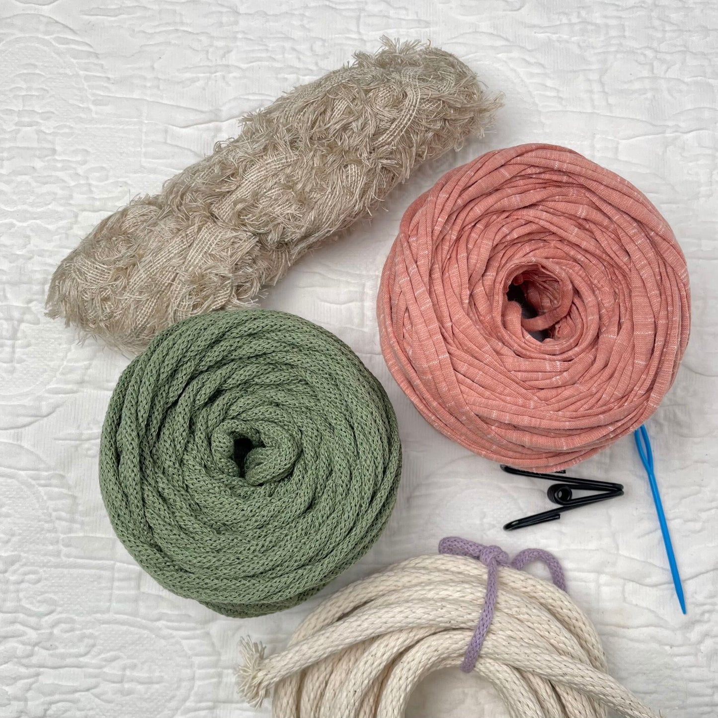 Textured Coiled Basket Supply Bundle - Basket Weaving Kit