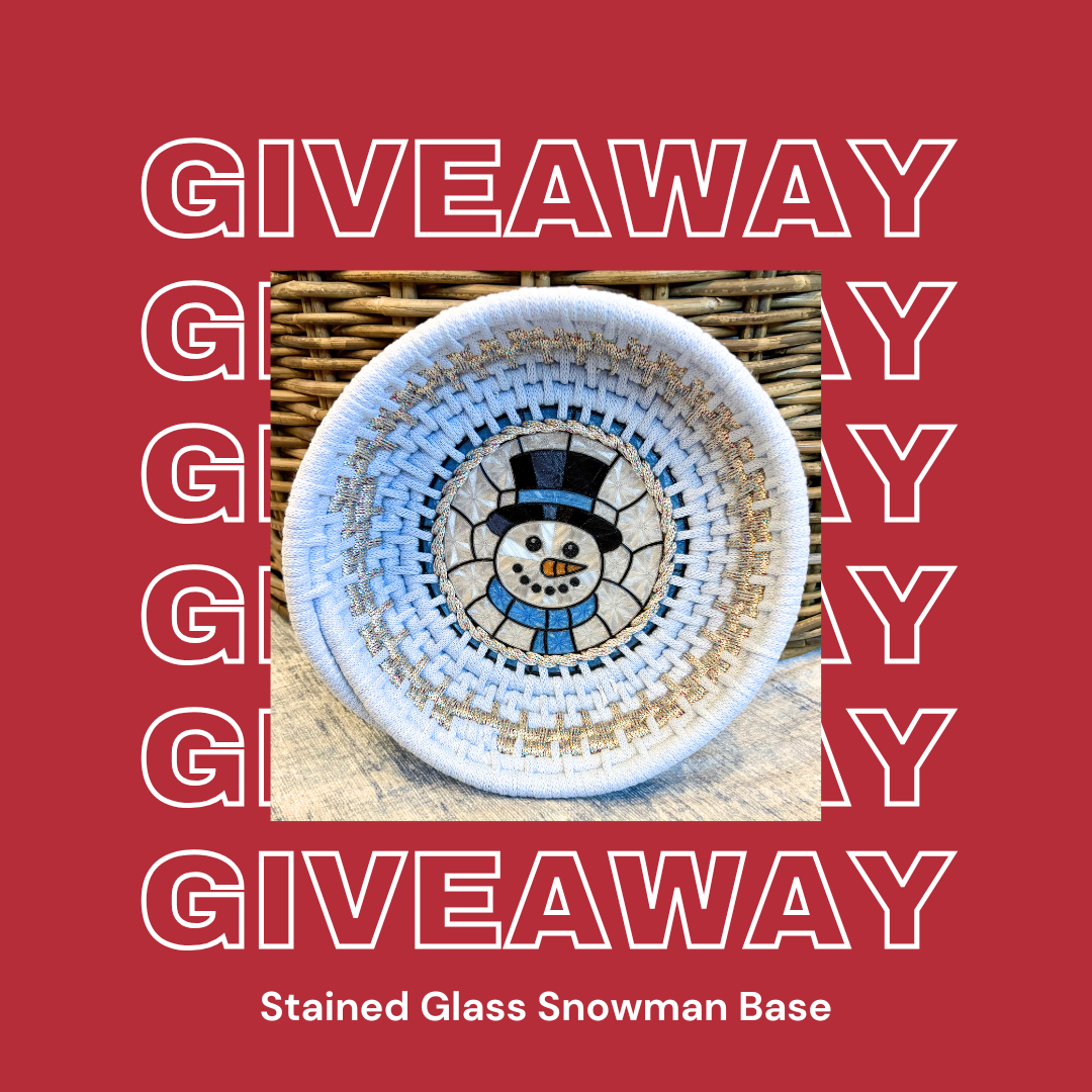 Stained Glass Snowman Base Giveaway Entry
