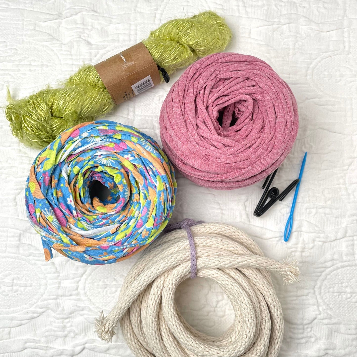 Textured Coiled Basket Supply Bundle - Basket Weaving Kit