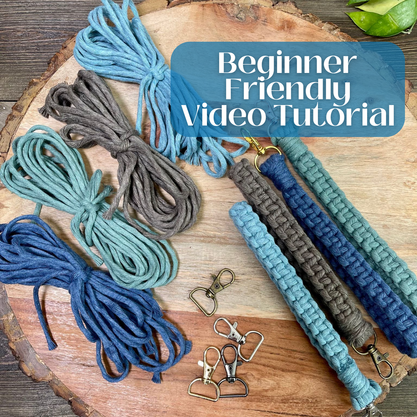 DIY Macrame Wristlet Kit
