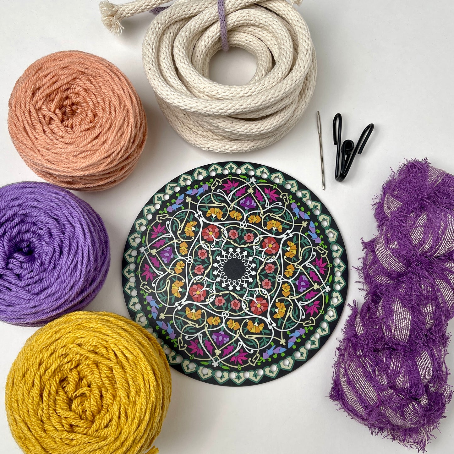 Coiled Basket Bundle with a 7-inch Acrylic Base