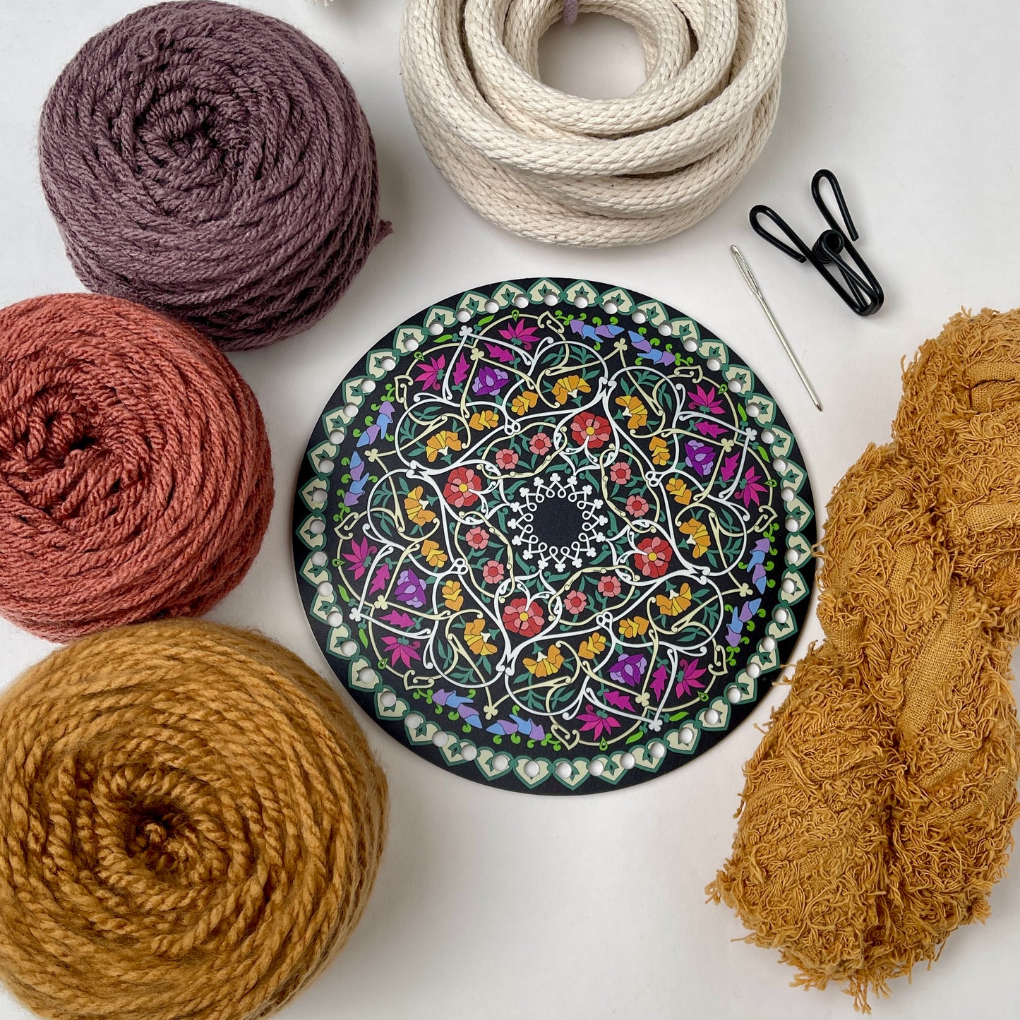 Coiled Basket Bundle with a 7-inch Acrylic Base