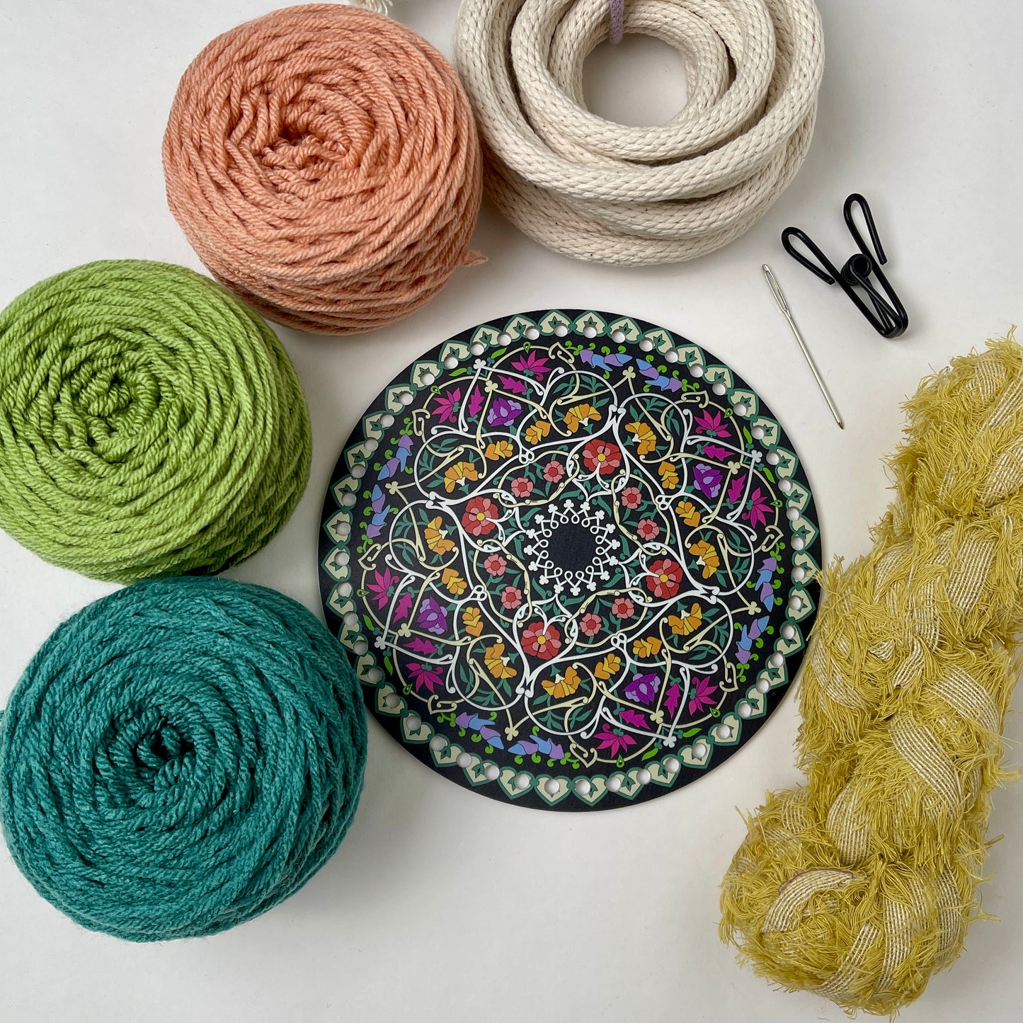 Coiled Basket Bundle with a 7-inch Acrylic Base