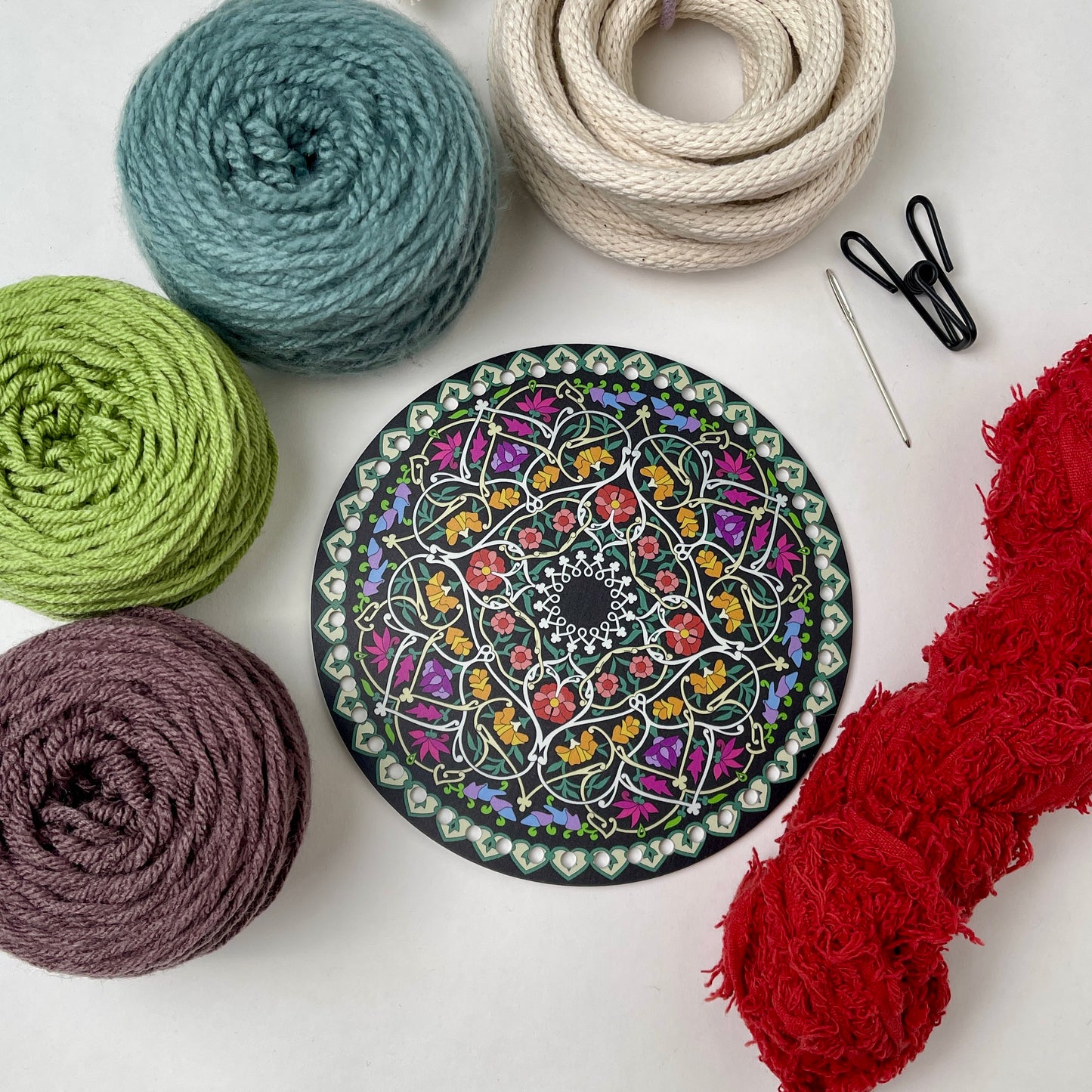 Coiled Basket Bundle with a 7-inch Acrylic Base
