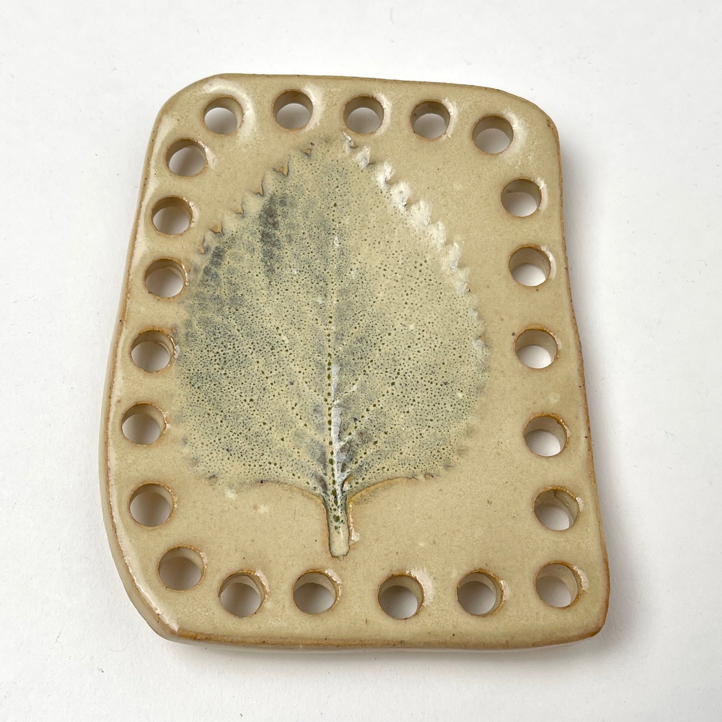 Organic Form Ceramic Base for Basket Coiling & Weaving - Nature Collection
