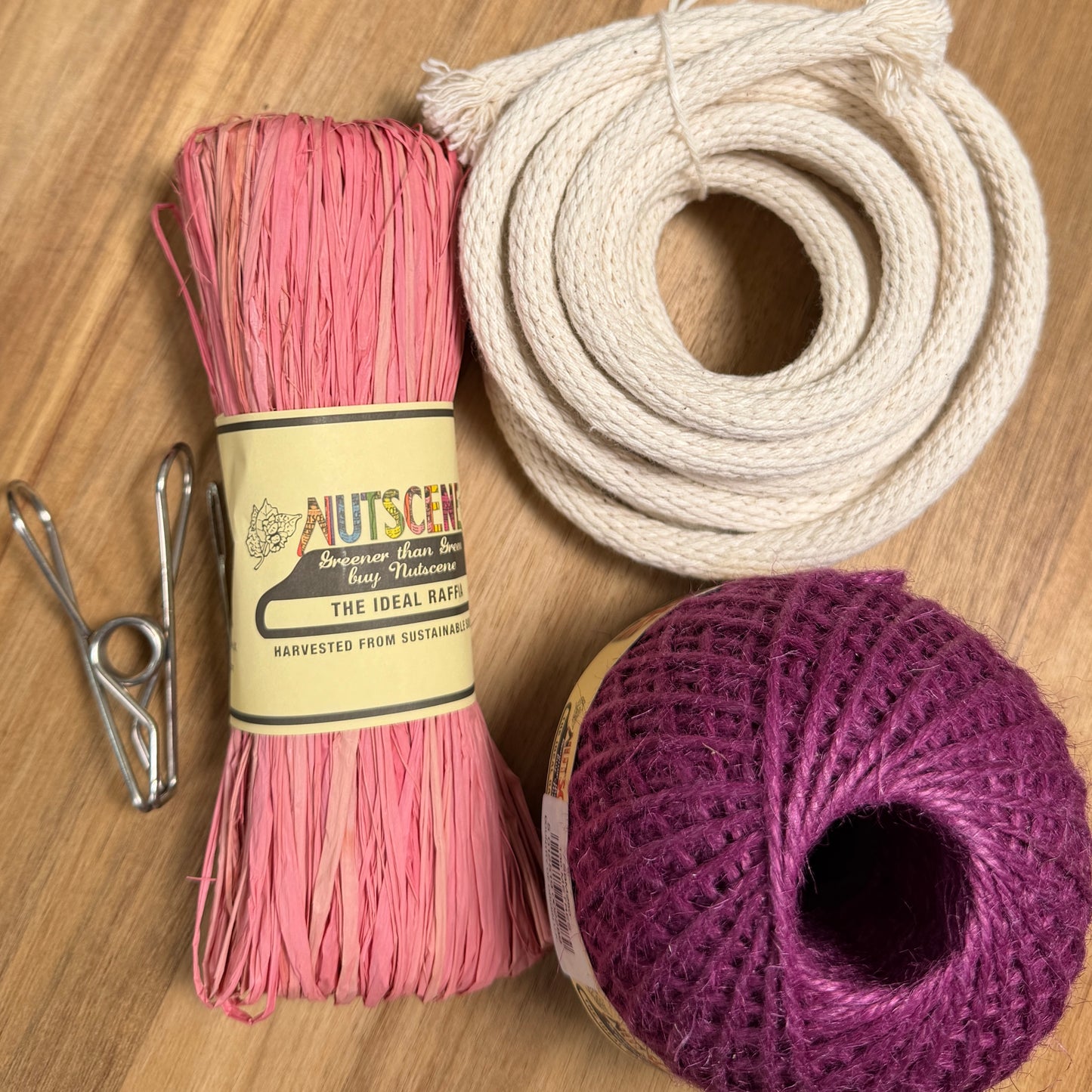 Raffia and Twine Coiled Basket Kit