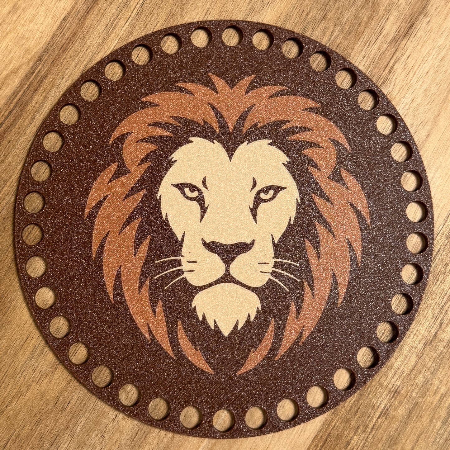 Lion Base for Basket Making