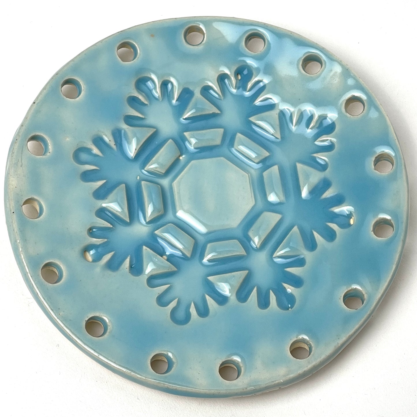 Limited-Edition Holiday Ceramic Bases for Basket Coiling