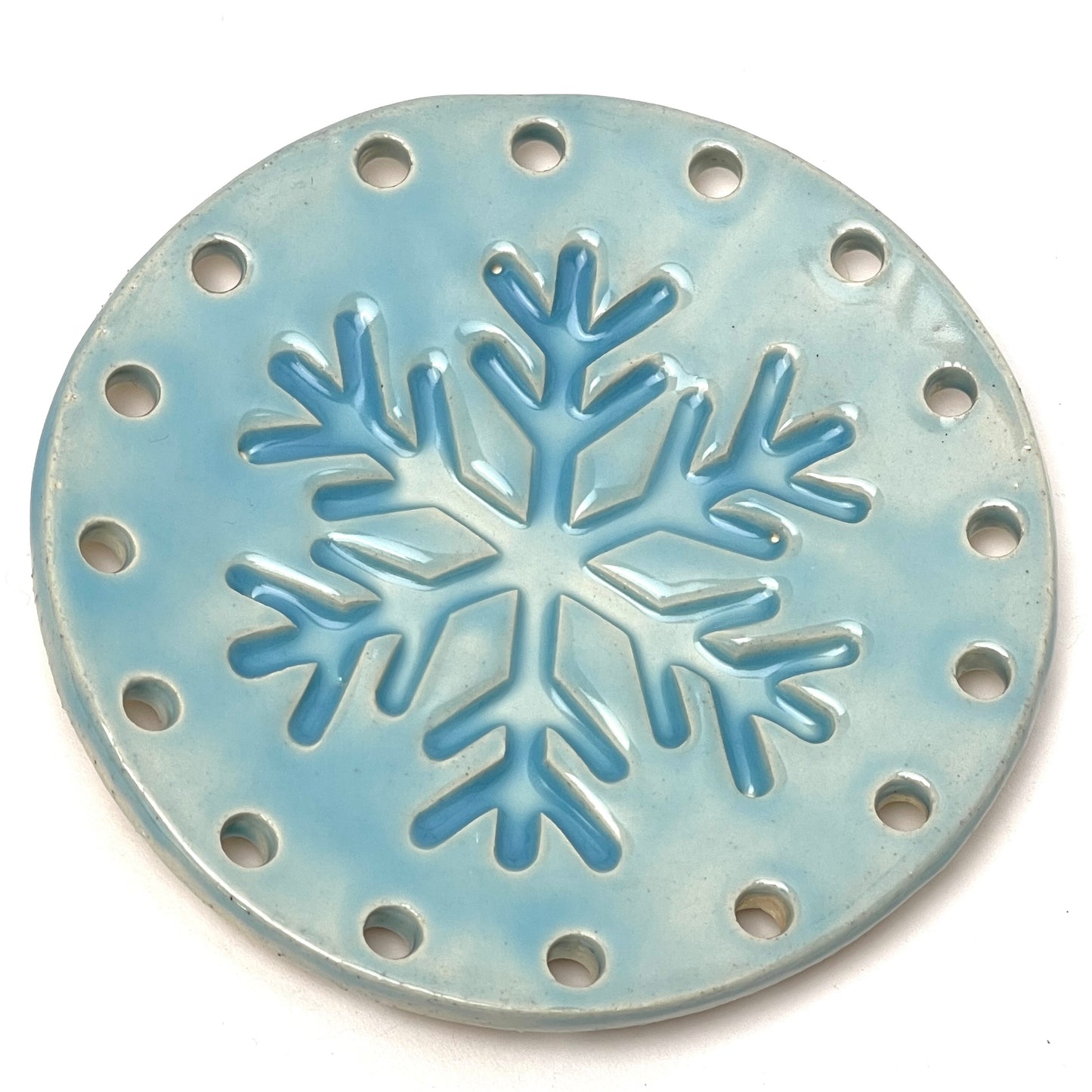 Limited-Edition Holiday Ceramic Bases for Basket Coiling
