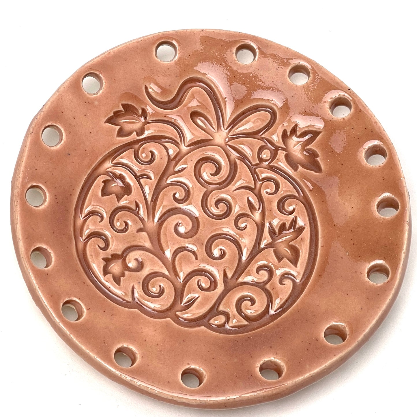 Limited-Edition Holiday Ceramic Bases for Basket Coiling