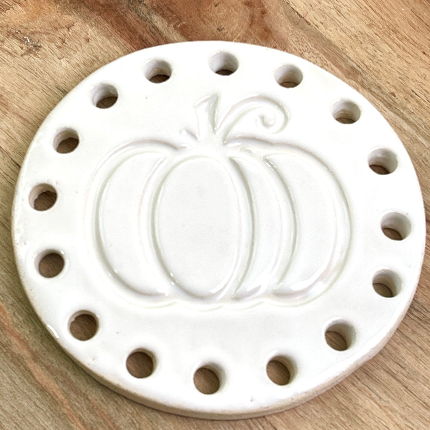 Limited-Edition Holiday Ceramic Bases for Basket Coiling
