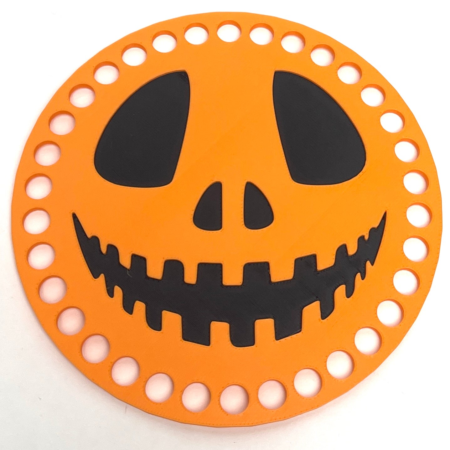 Pumpkin Faces for Basket Coiling and Crochet 5-inch