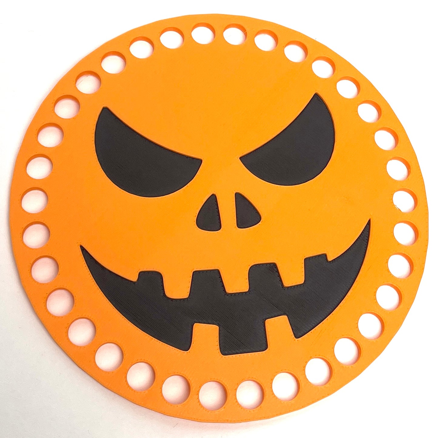 Pumpkin Faces for Basket Coiling and Crochet 5-inch