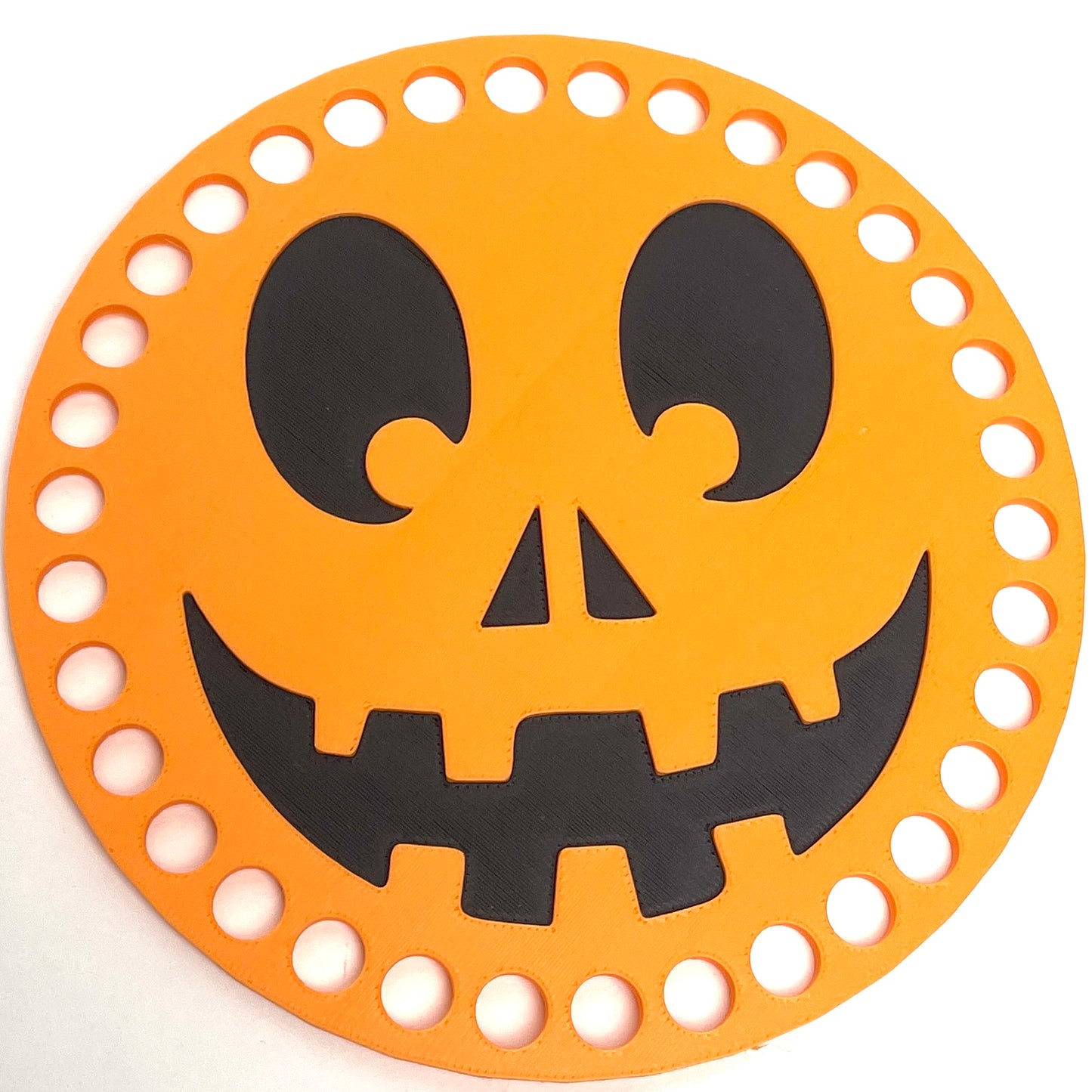 Pumpkin Faces for Basket Coiling and Crochet 5-inch