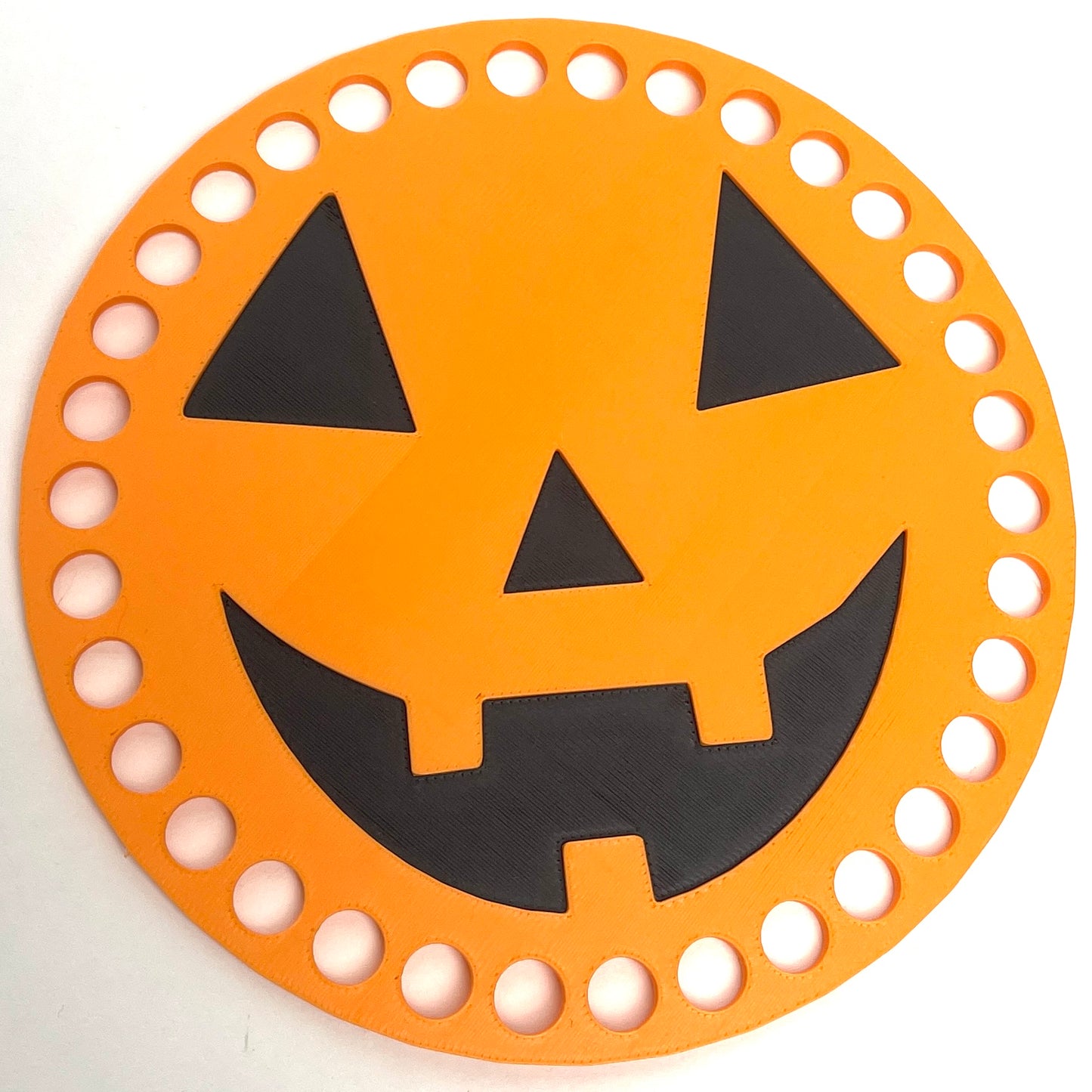 Pumpkin Faces for Basket Coiling and Crochet 5-inch