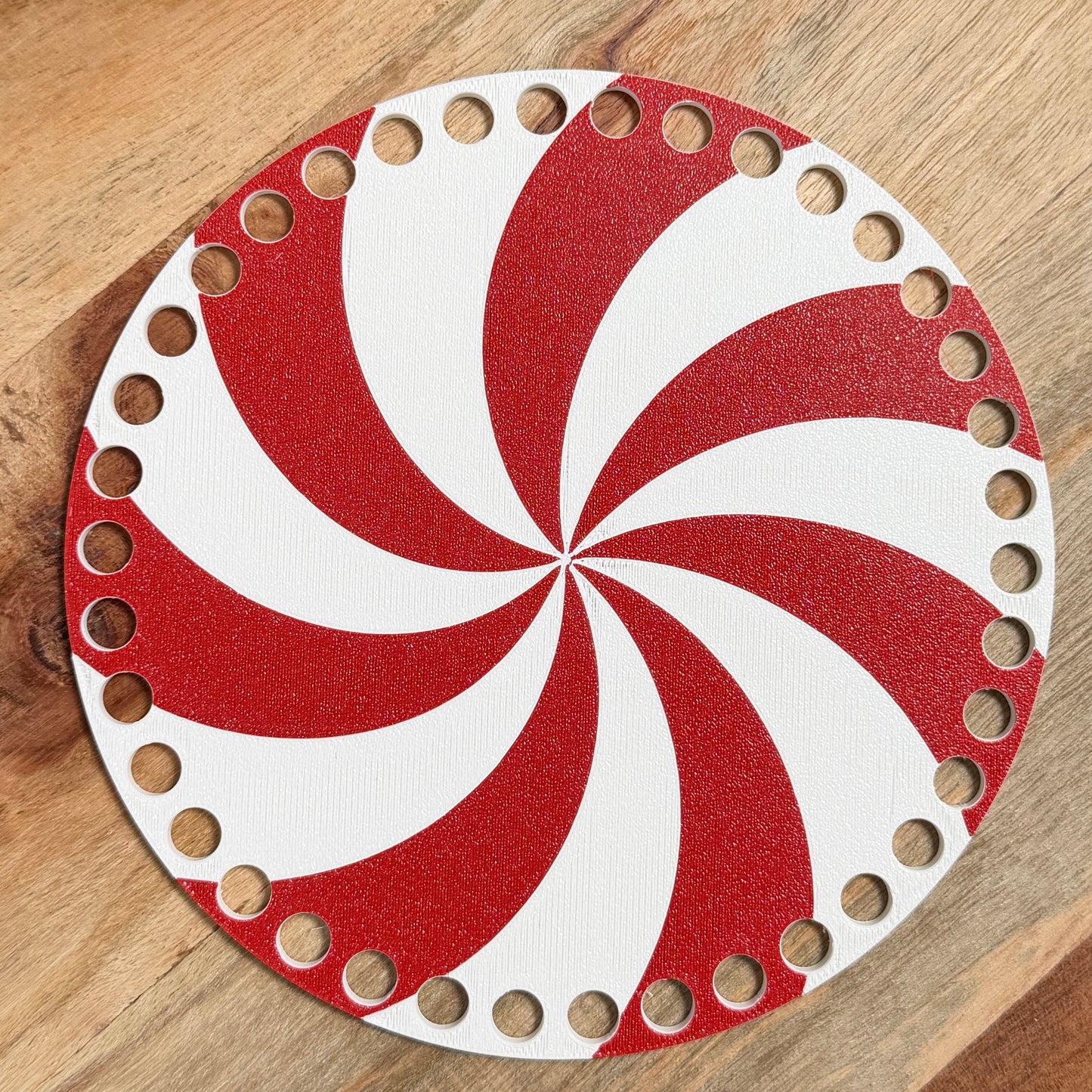 Peppermint Swirl Base for Basket Making