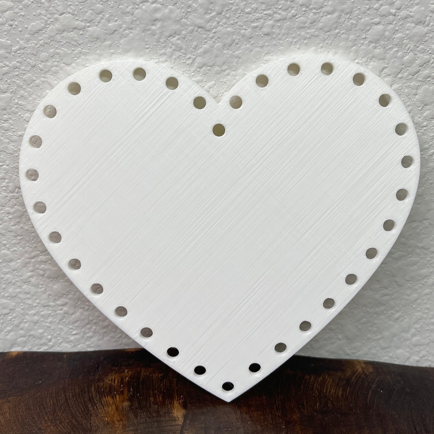 Heart Shaped Base for Basket Coiling
