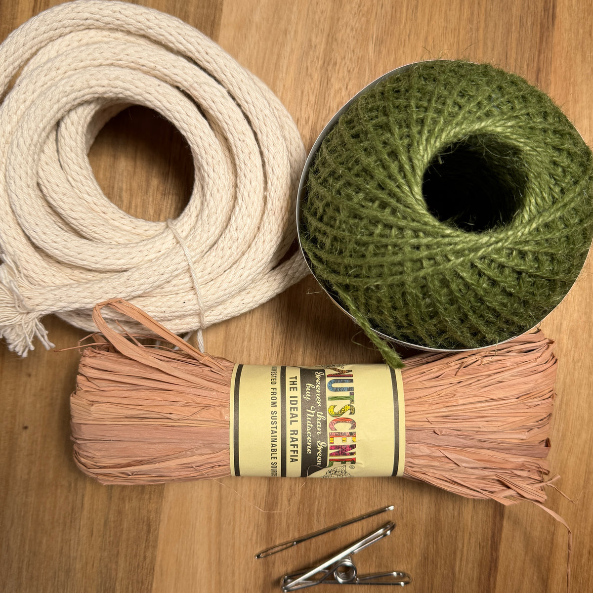 Raffia and Twine Coiled Basket Kit