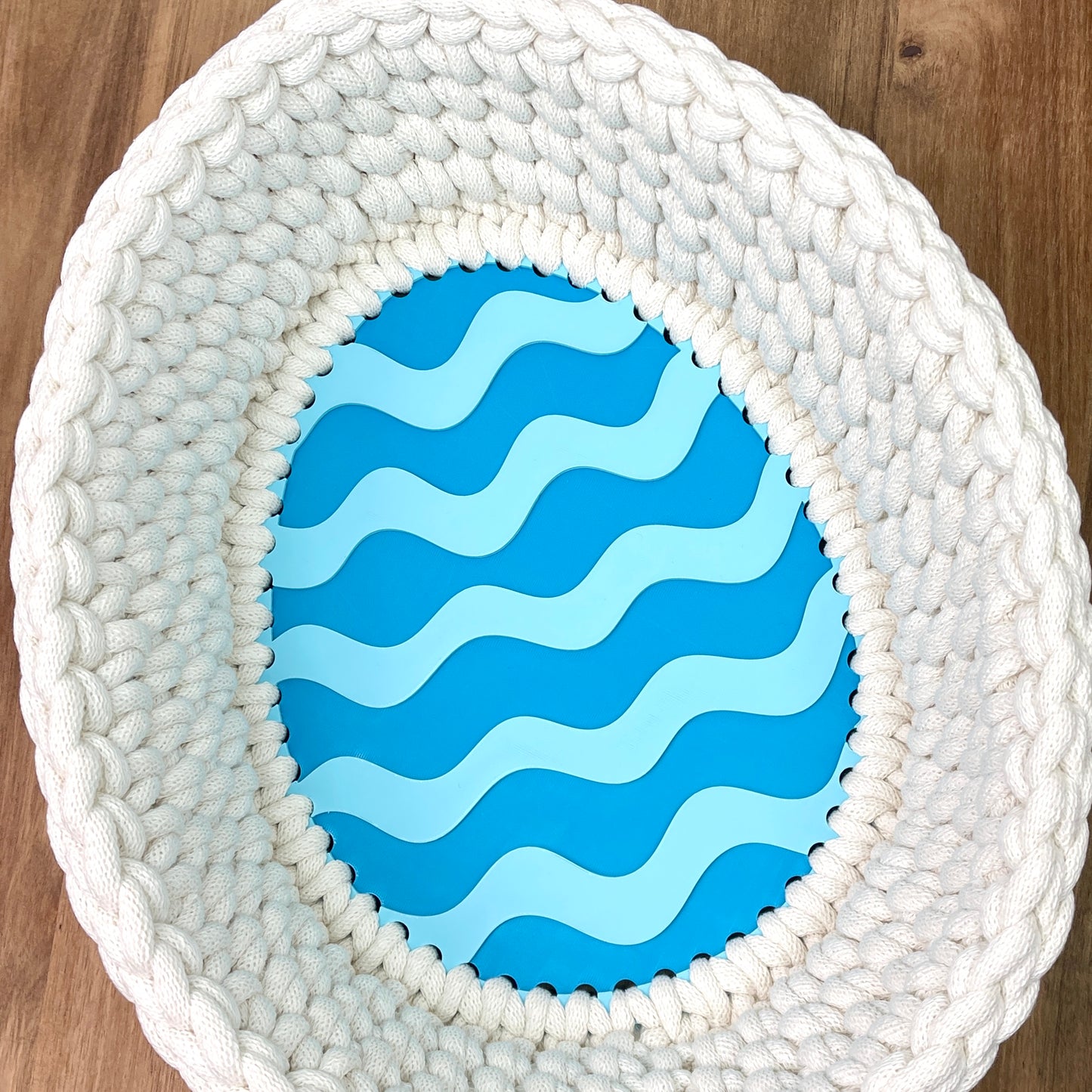 Easter Egg Base for Basket Coiling and Crochet