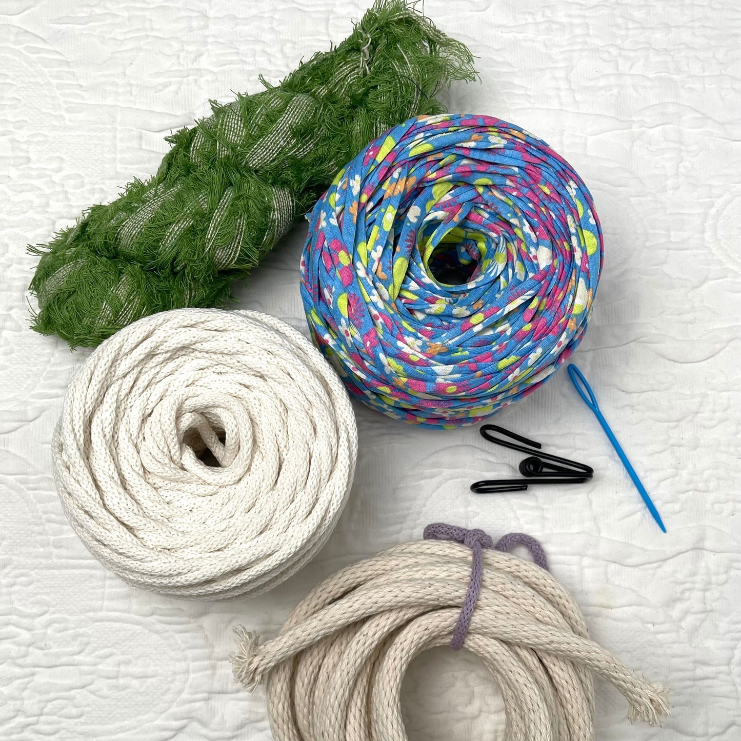 Textured Coiled Basket Supply Bundle - Basket Weaving Kit