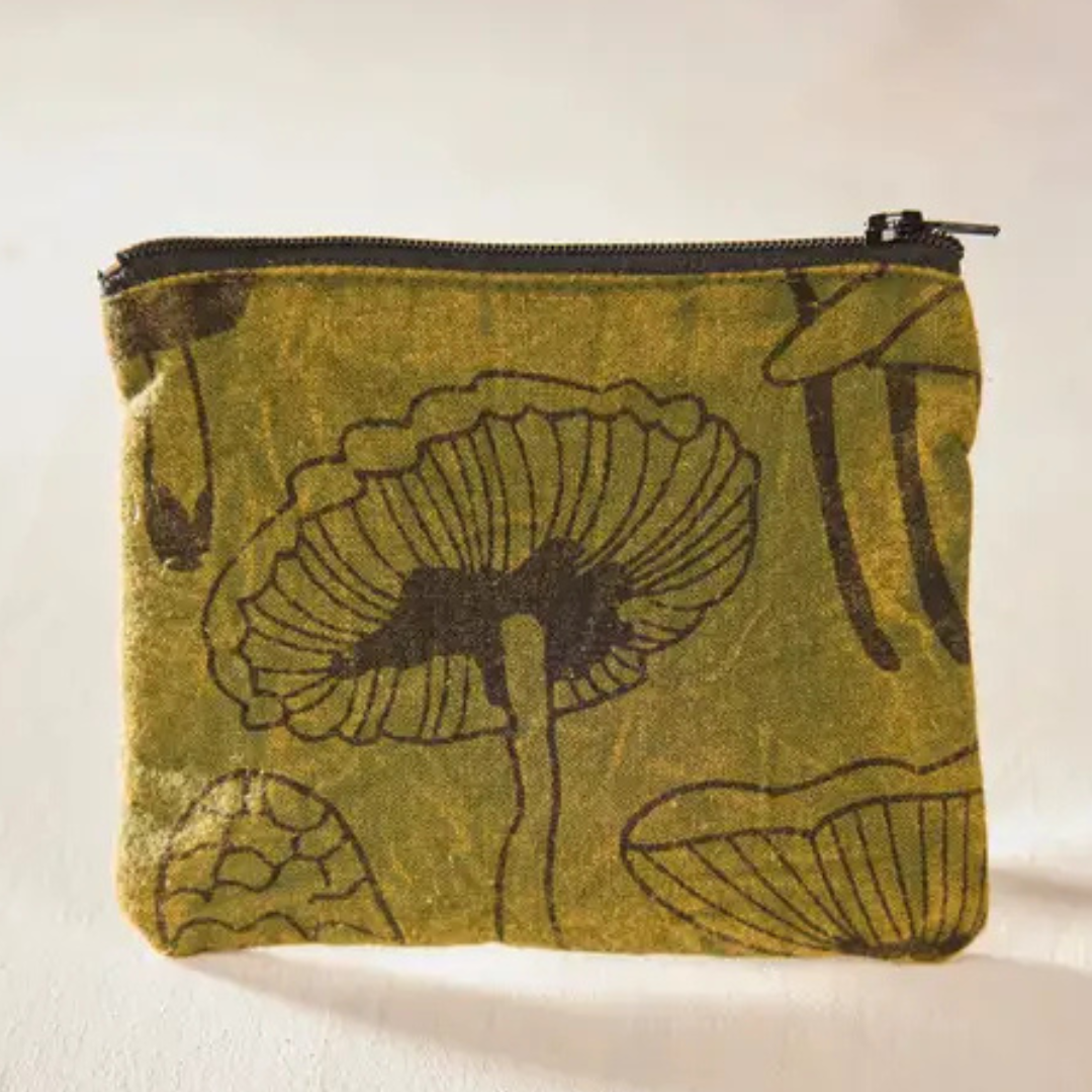 Mushroom Print Pouch