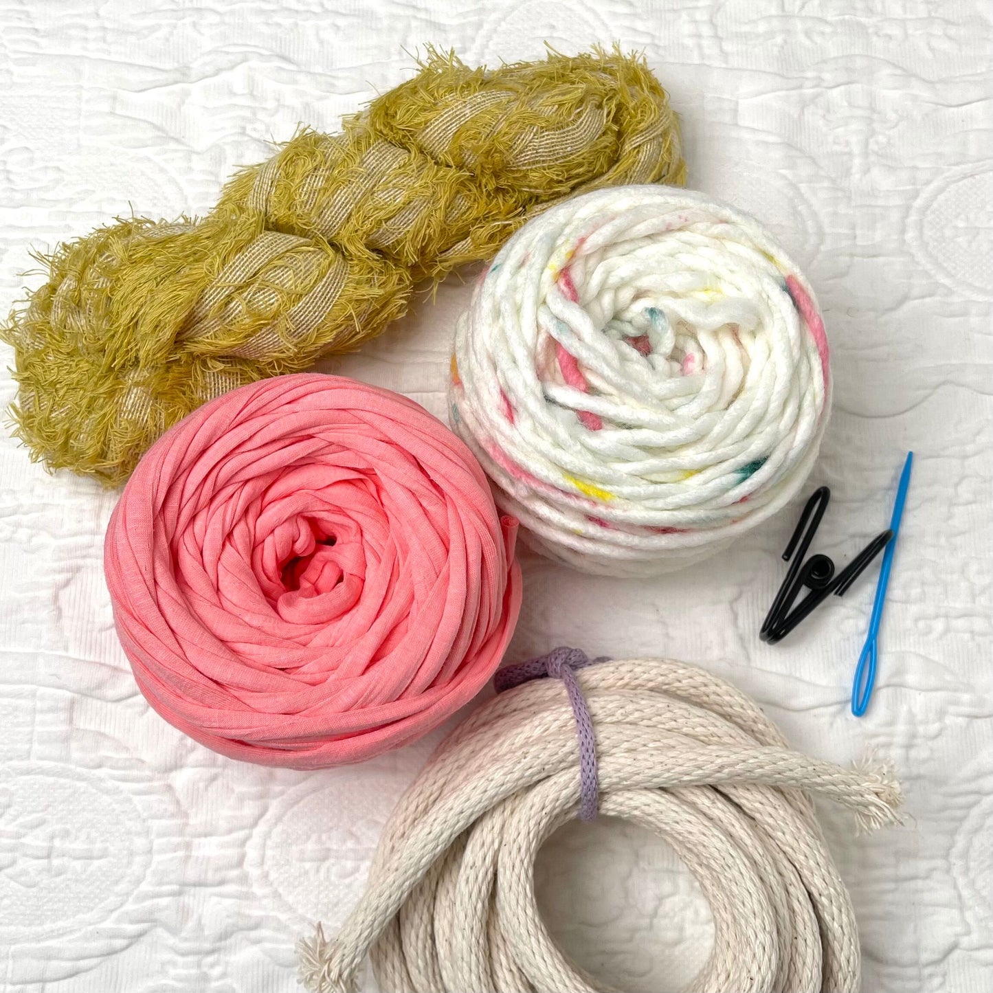 Textured Coiled Basket Supply Bundle - Basket Weaving Kit