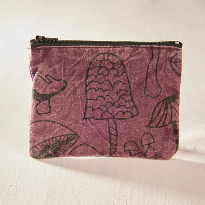 Mushroom Print Pouch