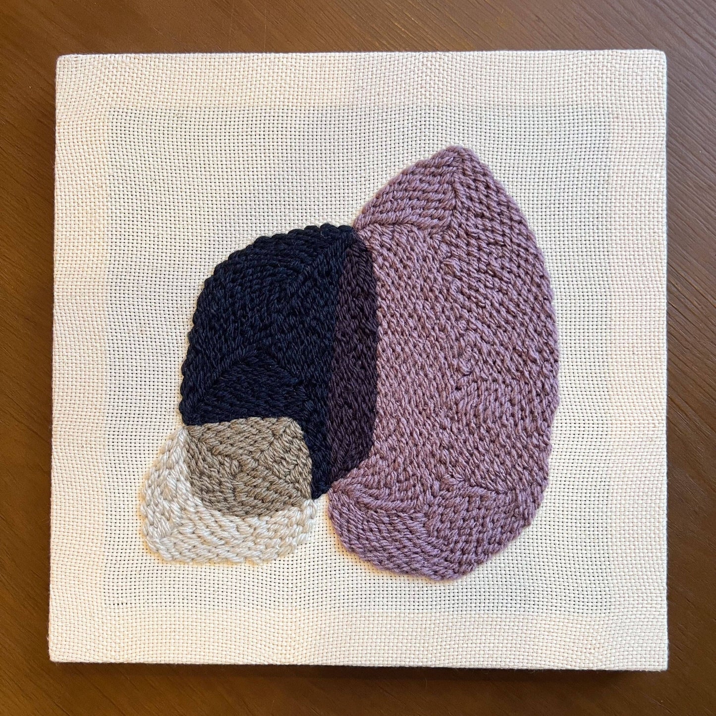 "Pebbles III" - Beginner Punch Needle Kit - Wall Art