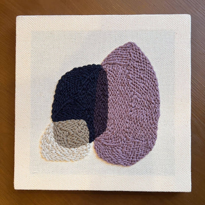 "Pebbles III" - Beginner Punch Needle Kit - Wall Art