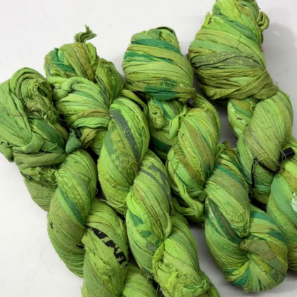 Assorted Recycled Cotton Sari Ribbon Yarn (Pre-Order)