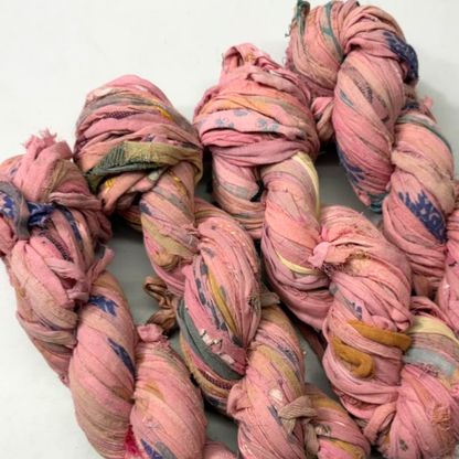 Assorted Recycled Cotton Sari Ribbon Yarn (Pre-Order)