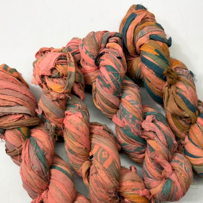 Assorted Recycled Cotton Sari Ribbon Yarn (Pre-Order)