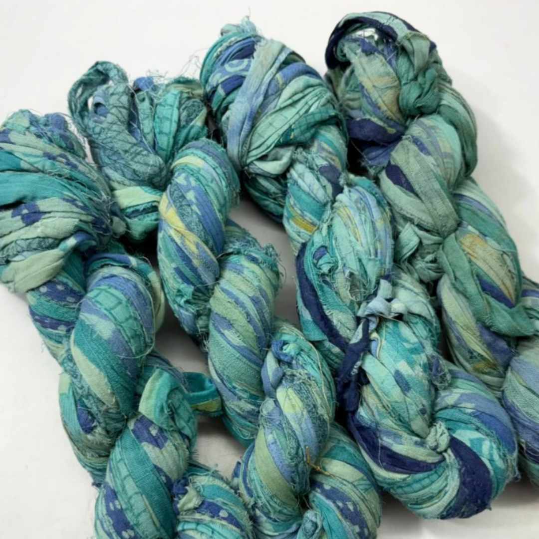 Assorted Recycled Cotton Sari Ribbon Yarn (Pre-Order)