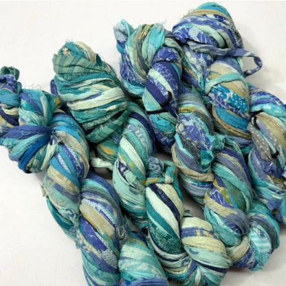 Assorted Recycled Cotton Sari Ribbon Yarn (Pre-Order)