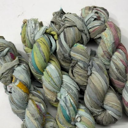 Assorted Recycled Cotton Sari Ribbon Yarn (Pre-Order)