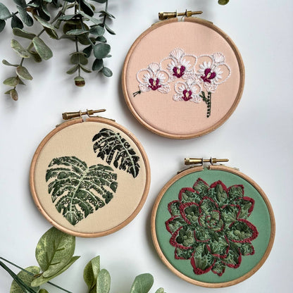 Fabulous Flora 3 Mini Embroidery Kit Bundle
