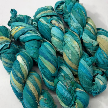 Assorted Recycled Cotton Sari Ribbon Yarn (Pre-Order)