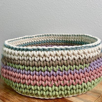 Modern Crochet Basket