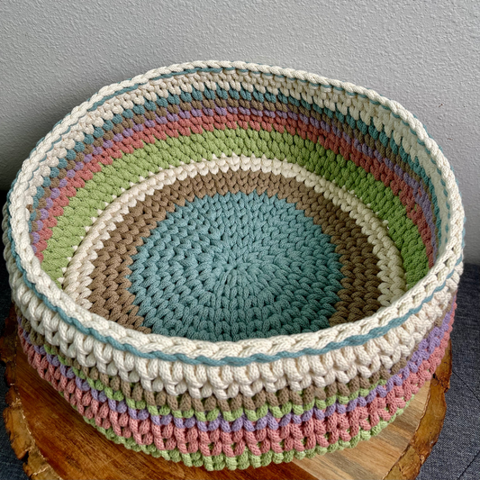 Modern Crochet Basket