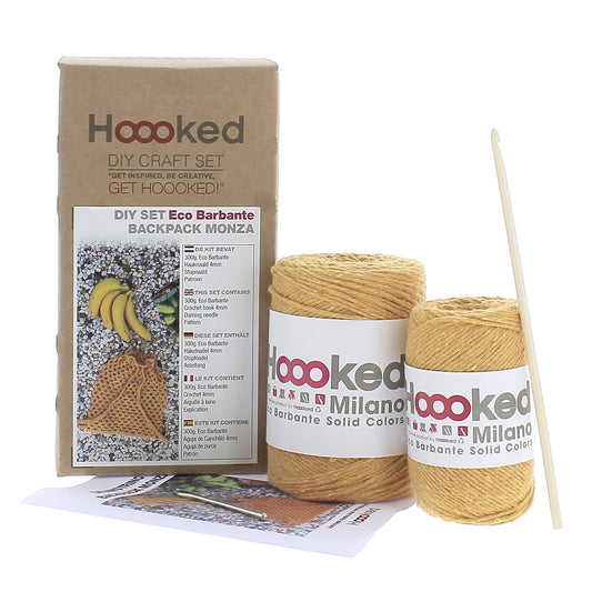 Hoooked Everyday Essentials DIY Kit W/Eco Barbante Yarn