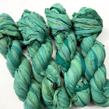 Assorted Recycled Cotton Sari Ribbon Yarn (Pre-Order)