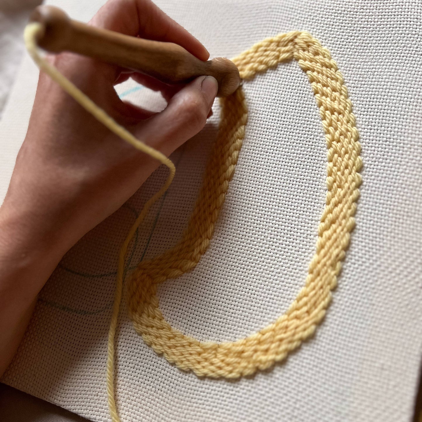 "Pebbles" - Beginner Punch Needle Kit - Wall Art