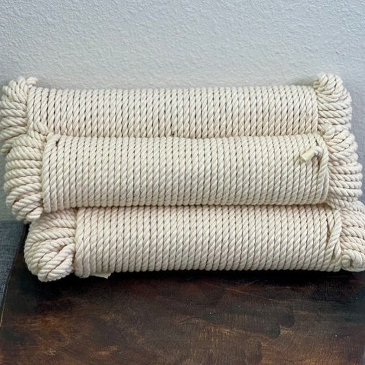 3 Strand Cotton Rope Hank