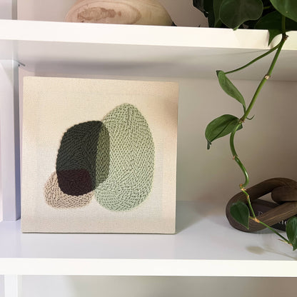 "Pebbles" - Beginner Punch Needle Kit - Wall Art