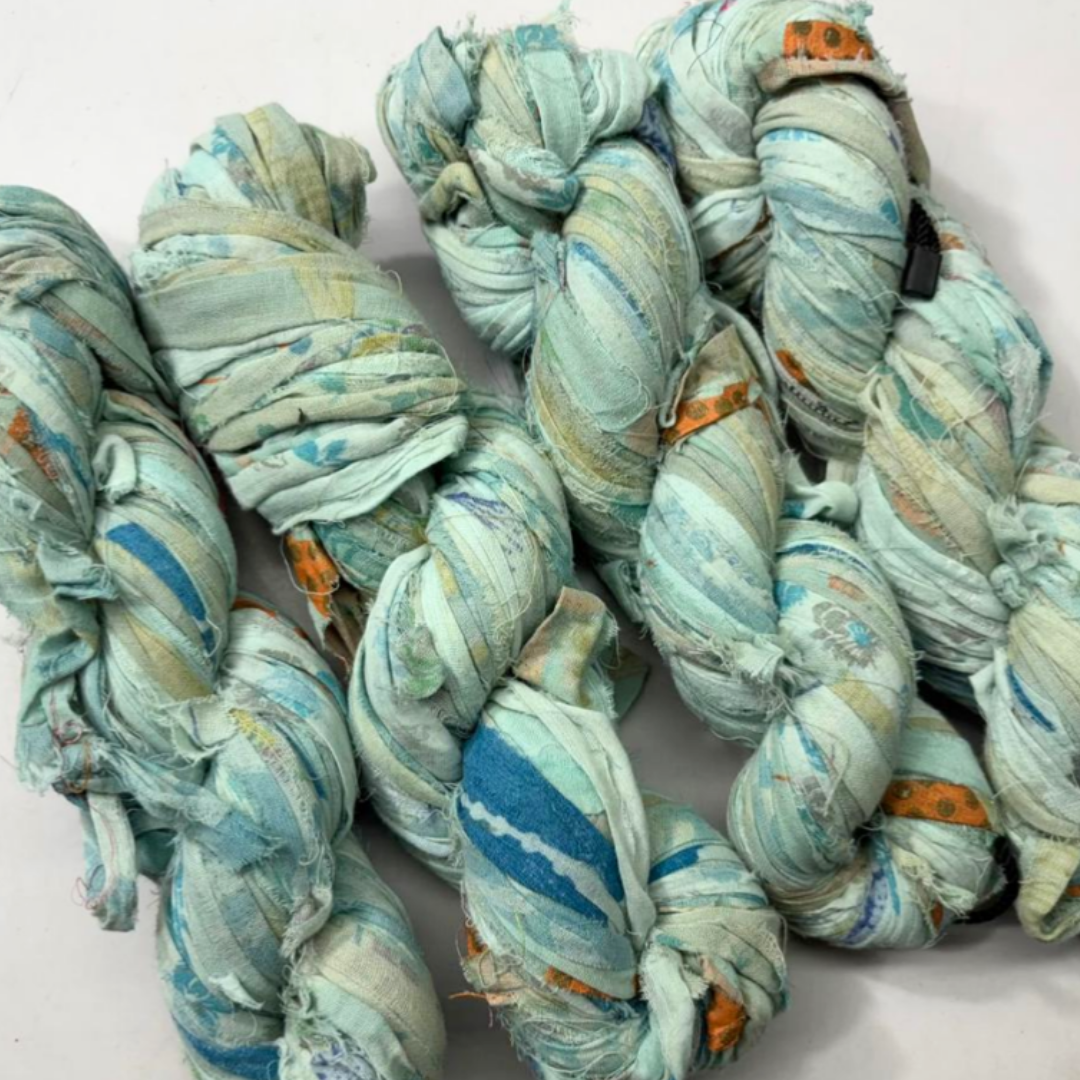 Assorted Recycled Cotton Sari Ribbon Yarn (Pre-Order)