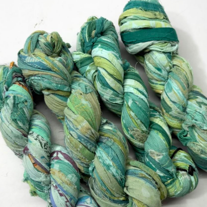 Assorted Recycled Cotton Sari Ribbon Yarn (Pre-Order)