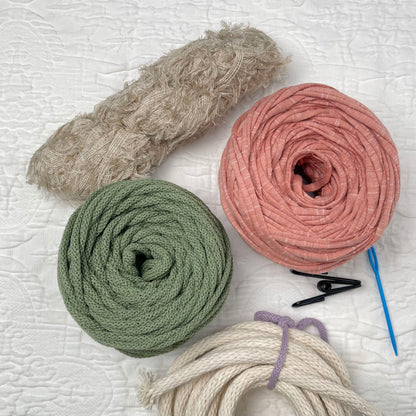 Textured Coiled Basket Supply Bundle - Basket Weaving Kit
