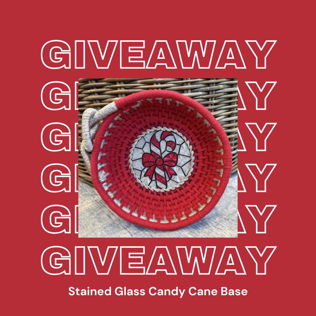 Stained Glass Candy Cane Base Giveaway Entry